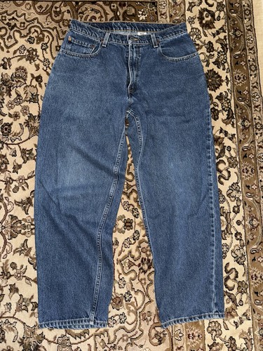 Jeans vintage levis 570 larghi - jeans,