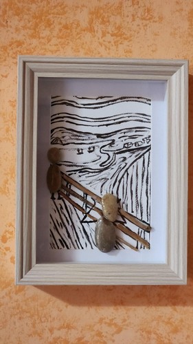 Quadro fatto mano con - quadro,