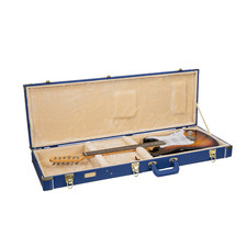 Custodia in legno Crossrock per chitarre Fender Stratocaster e Telecaster - Blocco di sicurezza