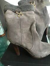 Tronchetti In Camoscio Donna