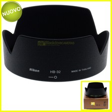 Nikon paraluce HB-32 per AF-S 18/70mm 18/105mm VR 18/135mm 18/140mm VR ORIGINALE