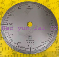 Quadrante 360 gradi disco indice anello disco metallo strumento 220x22x2 NUOVO