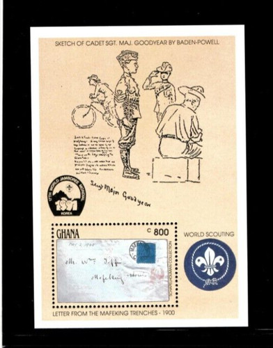 Ghana 1991 boy scouts baden - 1991,