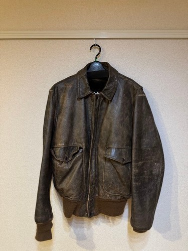 Giacca pelle marrone schott - giacca,