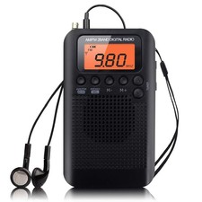 Mini Radio Tascabile AM/FM Radio Portatile Pocket Personale Digitale Radio con
