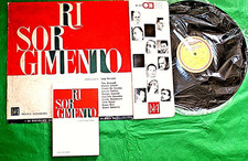 RISORGIMENTO brani letterari declamati da vari attori di teatro 33 giri + LIBRO