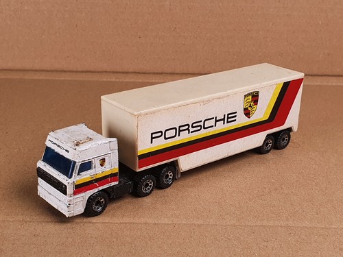Matchbox daf truck - truck, porsche