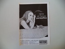 advertising Pubblicità 1969 MATERASSO PERMAFLEX