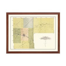 Vecchia mappa della contea di