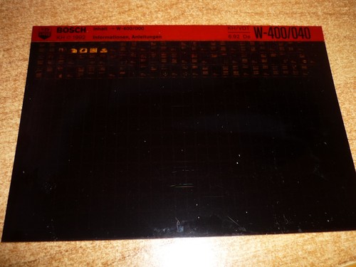 Bosch microfiche - microfiche, 92