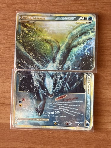 Carta pokémon lugia leggenda - carta,