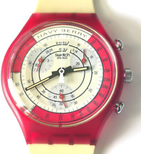 SWATCH CHRONO NAVY BERRY -