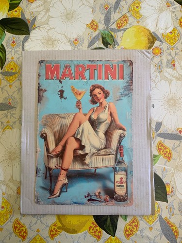Insegna metallo martini - insegna, in