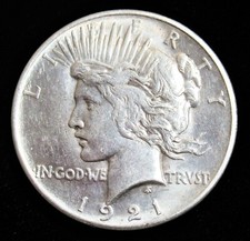 Dollaro Di Pace 1921. BU! Data