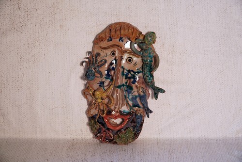 Maschera parete decoro - maschera, da