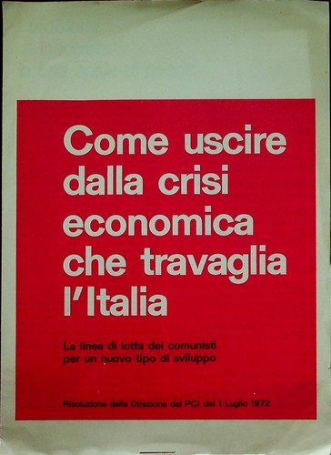 Come uscire dalla crisi