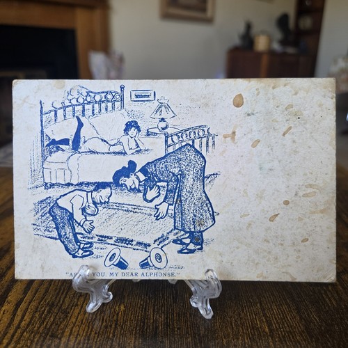 Cartolina fumetto alphonse - alphonse, e
