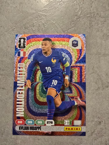 Card limited edition - limited, mbappe