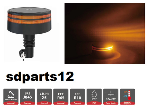 Lampeggiante led 25w - 50,