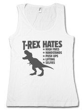 Canotta donna T-Rex Hates