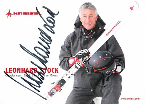 Leonhard stock autografo - leonhard,