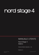 Manuale Italiano Pianoforte Tastiera Nord Stage 4