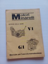 Minarelli motori 50 serie V1 - G1 1985 manuale officina italiano originale