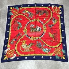 Hermes Plumes et Grelots Scarf
