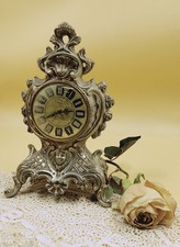 Orologio da tavolo vintage anni'70 stile barocco