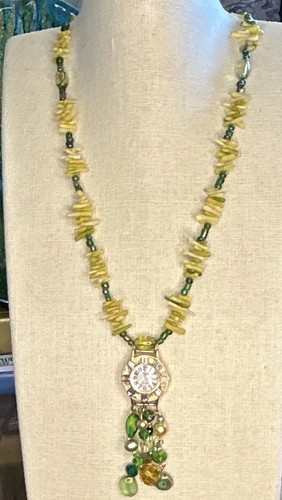 Collana perline vetro - di,
