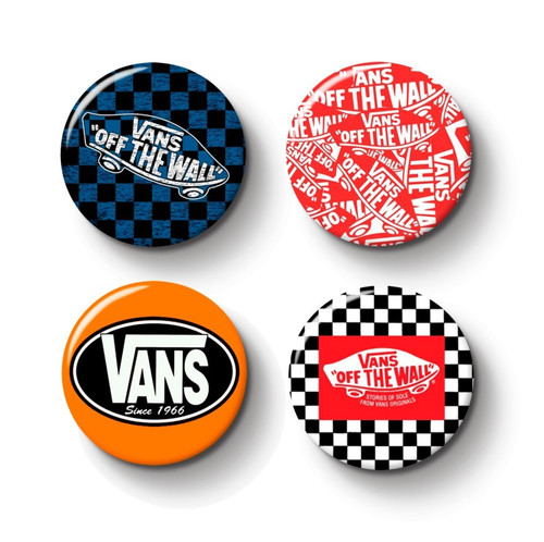 Vans set button - vans, badge