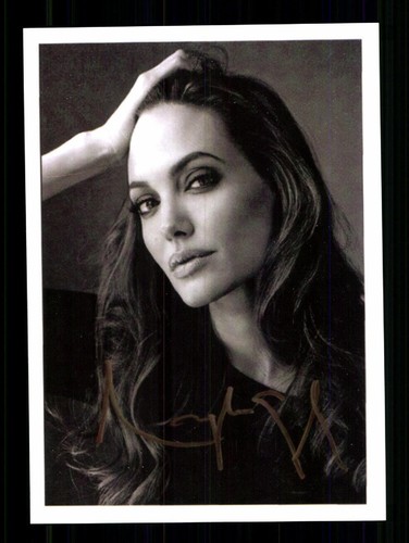 Biglietto autografo angelina - autografo,