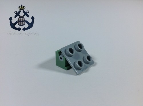 Lego mattoncino cerniera verde