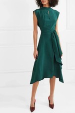 Abito Cefinn Mia seta verde UK