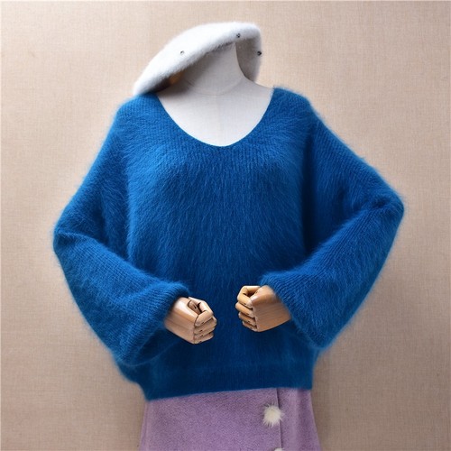 Maglione maglione donna blu