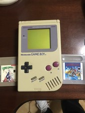 Nintendo GAMEBOY CLASSIC ORIGINALE PERFETTO + 2 Cartucce  + ASTUCCIO
