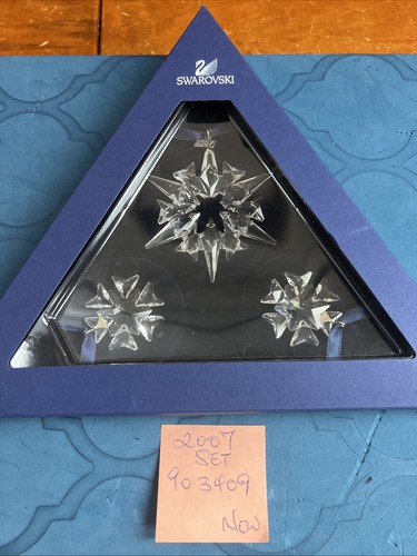 Swarovski 2007 set ornamenti