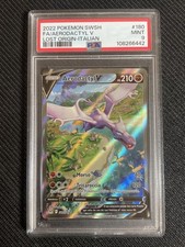 Pokemon PSA 9 AERODACTYL V 180/196 Origine Perduta - 2022 ITA ITALIANO