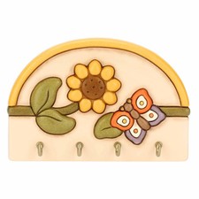 THUN Appendichiavi con 4 ganci in ceramica Country-4 ganci