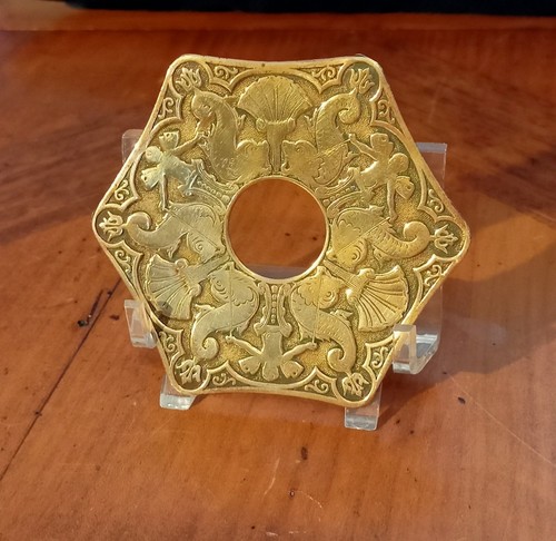 Bobeche ancienne bronze - bobeche, en