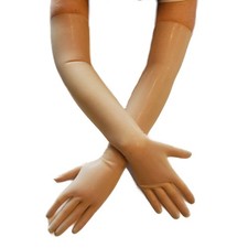 Guanti in lattice lunghi (S)