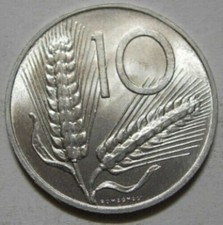 10 LIRE 1967 REPUBBLICA FIOR