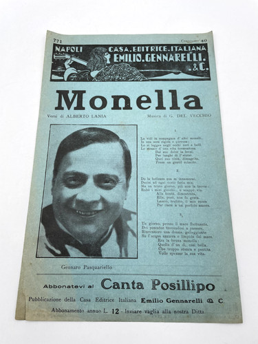 Vecchio spartito musicale