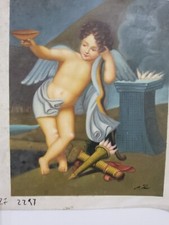 Quadro angelo Cupido Dipinto a