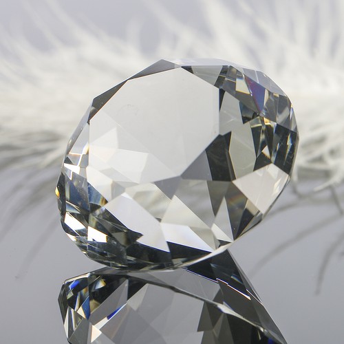 Fermacarte diamante cristallo