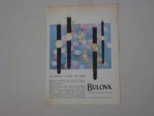 advertising Pubblicità 1959 OROLOGI BULOVA PARODIA - WELL - MOD 21