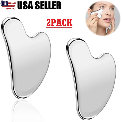 Pezzi acciaio inox gua sha - acciaio,