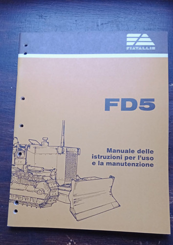 Fiat allis fd5 manuale uso - fiat,