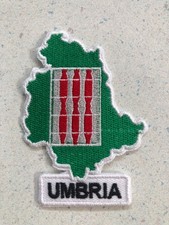 PATCH RICAMATA REGIONE UMBRIA TERMOADESIVA CM 5,5X7,5