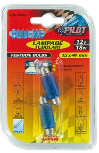 Coppia lampade siluro blu - siluro, blu-xe